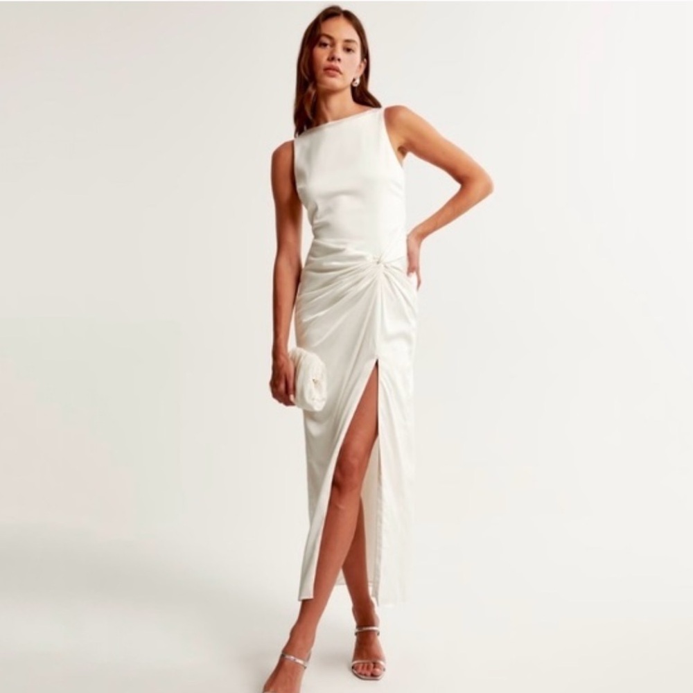 Abercrombie Low Back Dress with Slit